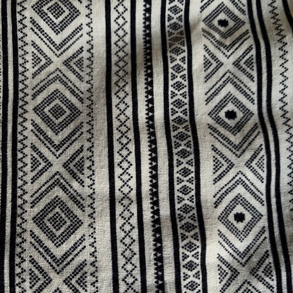 American Original Rewash Brand Striped Linen Pants Smocked Elastic Waist Sz S - Picture 4 of 12